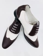 two tone shoes black white