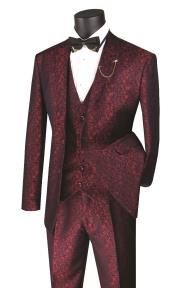  Floral Suit - Flower Suit Metallic