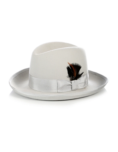  Premium Silver Godfather Mens Dress Hats