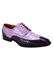  Mens Purple ~ Lilac Lace Up