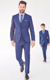 dad and son matching wedding outfits