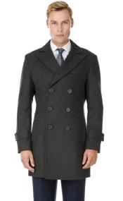  - Wool Men Peacoat