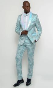  Baby Blue Tuxedo - Sky Blue